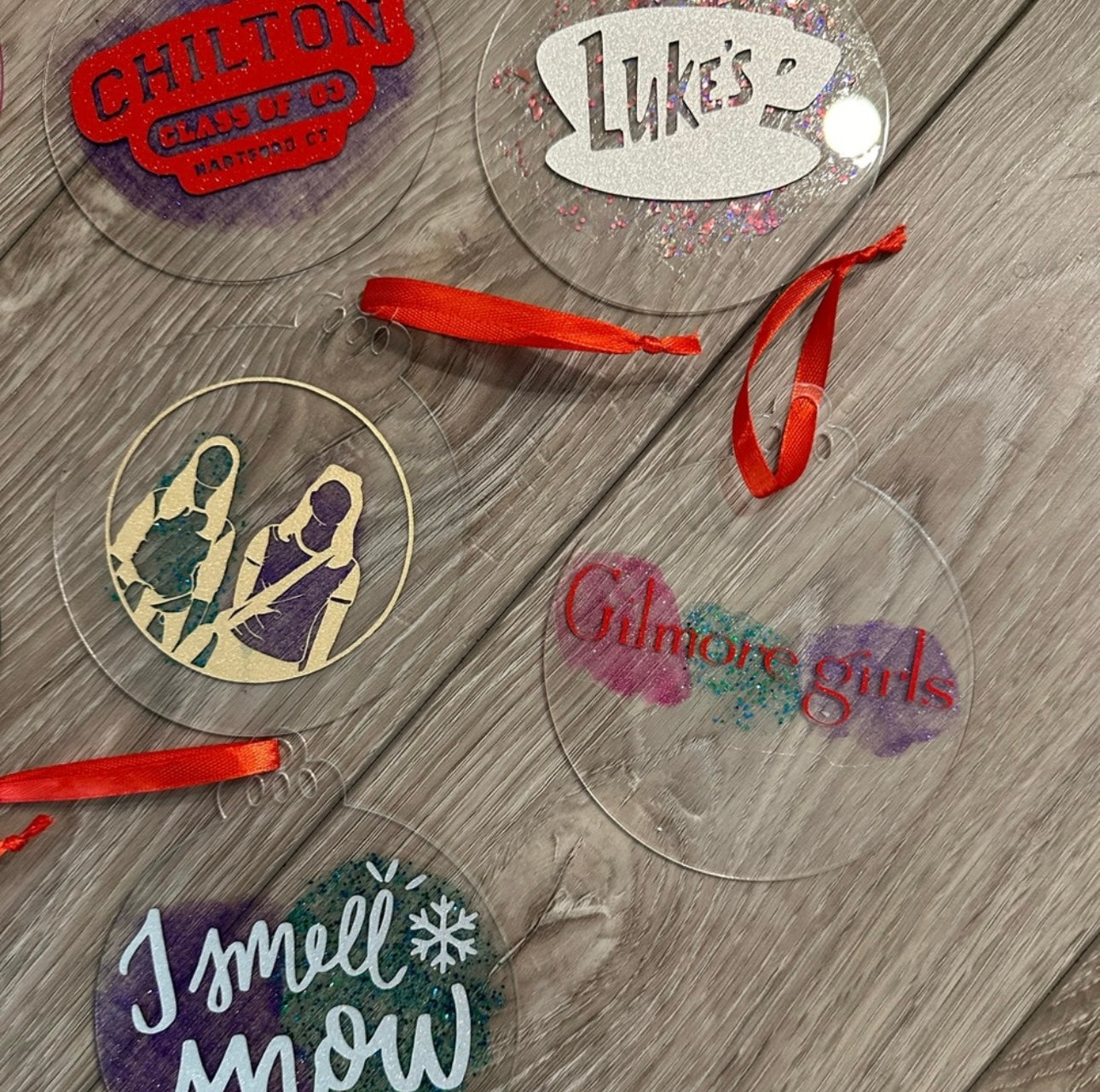 Gilmore girls inspired deluxe acrylic ornaments